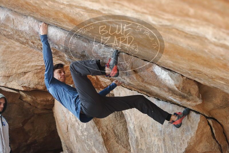 Bouldering in Hueco Tanks on 02/21/2020 with Blue Lizard Climbing and Yoga

Filename: SRM_20200221_1242180.jpg
Aperture: f/3.5
Shutter Speed: 1/320
Body: Canon EOS-1D Mark II
Lens: Canon EF 50mm f/1.8 II