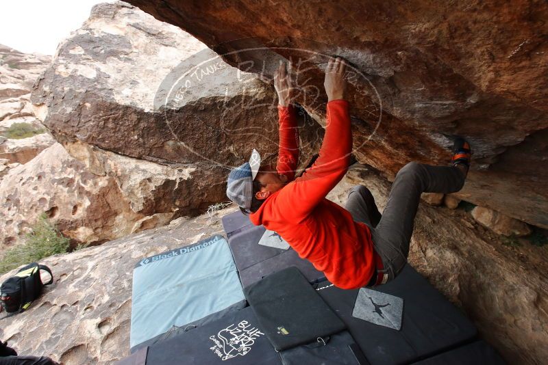 Bouldering in Hueco Tanks on 02/21/2020 with Blue Lizard Climbing and Yoga

Filename: SRM_20200221_1344071.jpg
Aperture: f/6.3
Shutter Speed: 1/320
Body: Canon EOS-1D Mark II
Lens: Canon EF 16-35mm f/2.8 L