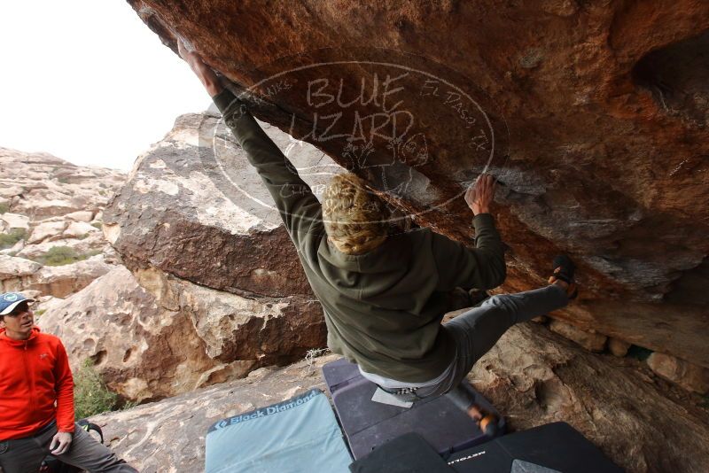 Bouldering in Hueco Tanks on 02/21/2020 with Blue Lizard Climbing and Yoga

Filename: SRM_20200221_1346260.jpg
Aperture: f/7.1
Shutter Speed: 1/320
Body: Canon EOS-1D Mark II
Lens: Canon EF 16-35mm f/2.8 L