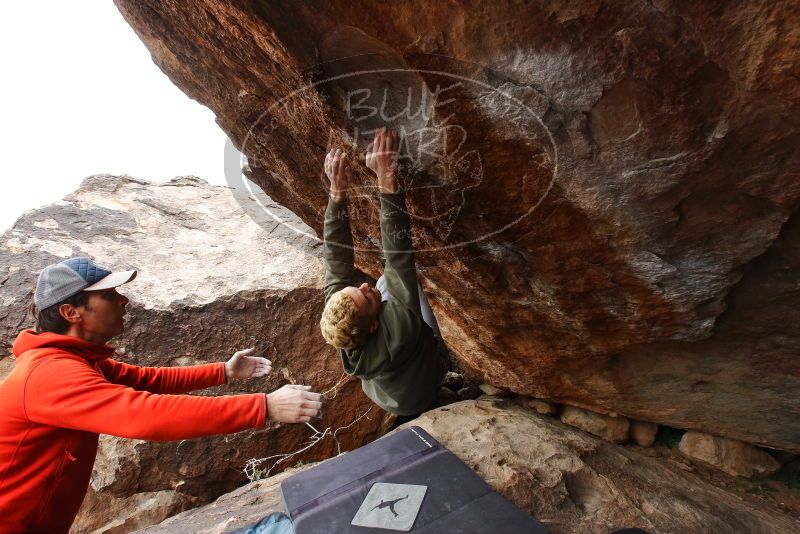 Bouldering in Hueco Tanks on 02/21/2020 with Blue Lizard Climbing and Yoga

Filename: SRM_20200221_1359140.jpg
Aperture: f/8.0
Shutter Speed: 1/320
Body: Canon EOS-1D Mark II
Lens: Canon EF 16-35mm f/2.8 L