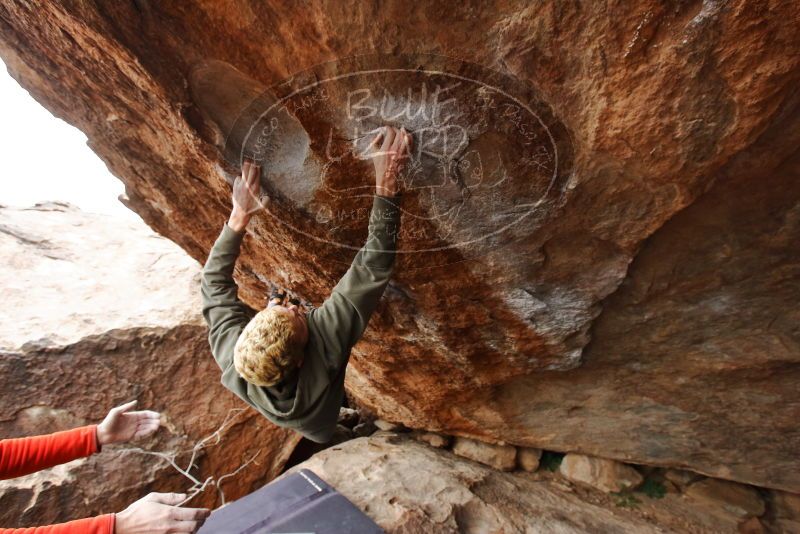 Bouldering in Hueco Tanks on 02/21/2020 with Blue Lizard Climbing and Yoga

Filename: SRM_20200221_1359180.jpg
Aperture: f/5.6
Shutter Speed: 1/320
Body: Canon EOS-1D Mark II
Lens: Canon EF 16-35mm f/2.8 L