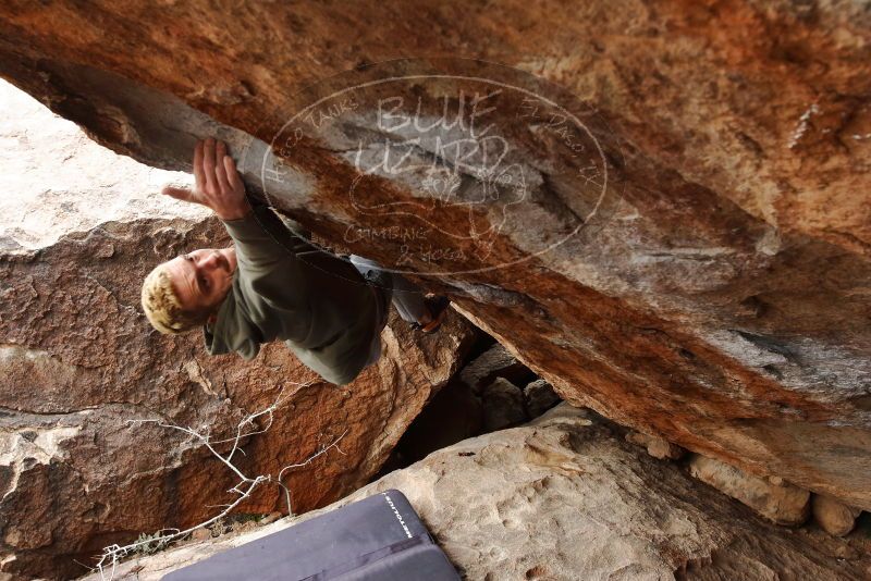 Bouldering in Hueco Tanks on 02/21/2020 with Blue Lizard Climbing and Yoga

Filename: SRM_20200221_1405360.jpg
Aperture: f/7.1
Shutter Speed: 1/320
Body: Canon EOS-1D Mark II
Lens: Canon EF 16-35mm f/2.8 L