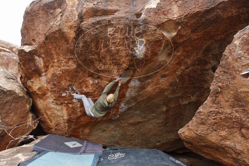 Bouldering in Hueco Tanks on 02/21/2020 with Blue Lizard Climbing and Yoga

Filename: SRM_20200221_1446020.jpg
Aperture: f/5.6
Shutter Speed: 1/250
Body: Canon EOS-1D Mark II
Lens: Canon EF 16-35mm f/2.8 L