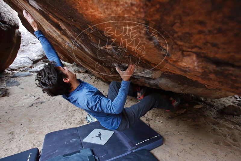 Bouldering in Hueco Tanks on 02/21/2020 with Blue Lizard Climbing and Yoga

Filename: SRM_20200221_1510501.jpg
Aperture: f/5.6
Shutter Speed: 1/250
Body: Canon EOS-1D Mark II
Lens: Canon EF 16-35mm f/2.8 L