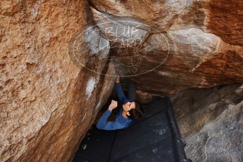 Bouldering in Hueco Tanks on 02/21/2020 with Blue Lizard Climbing and Yoga

Filename: SRM_20200221_1606350.jpg
Aperture: f/5.6
Shutter Speed: 1/250
Body: Canon EOS-1D Mark II
Lens: Canon EF 16-35mm f/2.8 L