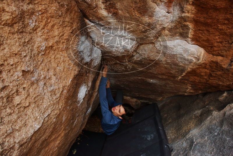 Bouldering in Hueco Tanks on 02/21/2020 with Blue Lizard Climbing and Yoga

Filename: SRM_20200221_1606370.jpg
Aperture: f/6.3
Shutter Speed: 1/250
Body: Canon EOS-1D Mark II
Lens: Canon EF 16-35mm f/2.8 L