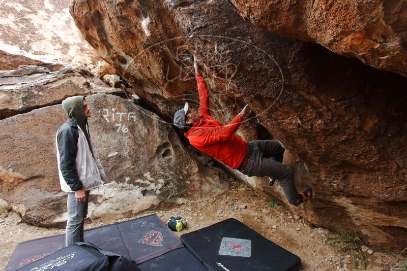 Bouldering in Hueco Tanks on 02/21/2020 with Blue Lizard Climbing and Yoga

Filename: SRM_20200221_1653411.jpg
Aperture: f/4.5
Shutter Speed: 1/250
Body: Canon EOS-1D Mark II
Lens: Canon EF 16-35mm f/2.8 L