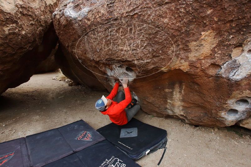 Bouldering in Hueco Tanks on 02/21/2020 with Blue Lizard Climbing and Yoga

Filename: SRM_20200221_1658040.jpg
Aperture: f/6.3
Shutter Speed: 1/250
Body: Canon EOS-1D Mark II
Lens: Canon EF 16-35mm f/2.8 L