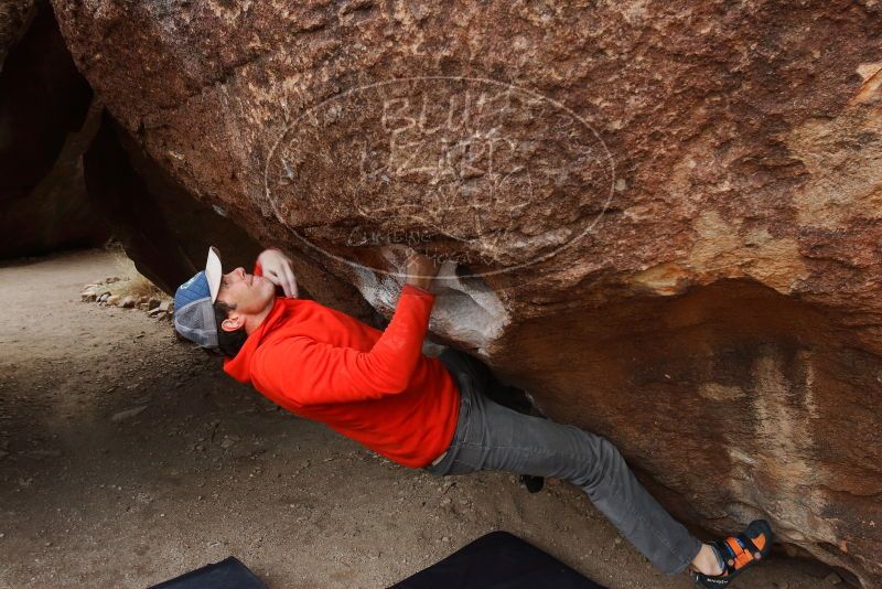 Bouldering in Hueco Tanks on 02/21/2020 with Blue Lizard Climbing and Yoga

Filename: SRM_20200221_1658120.jpg
Aperture: f/6.3
Shutter Speed: 1/250
Body: Canon EOS-1D Mark II
Lens: Canon EF 16-35mm f/2.8 L