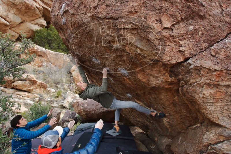 Bouldering in Hueco Tanks on 02/21/2020 with Blue Lizard Climbing and Yoga

Filename: SRM_20200221_1809170.jpg
Aperture: f/5.0
Shutter Speed: 1/250
Body: Canon EOS-1D Mark II
Lens: Canon EF 16-35mm f/2.8 L