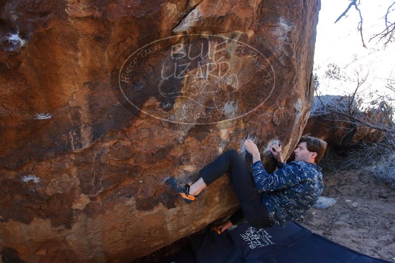 Bouldering in Hueco Tanks on 02/25/2020 with Blue Lizard Climbing and Yoga

Filename: SRM_20200225_1146080.jpg
Aperture: f/4.5
Shutter Speed: 1/250
Body: Canon EOS-1D Mark II
Lens: Canon EF 16-35mm f/2.8 L