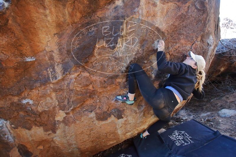 Bouldering in Hueco Tanks on 02/25/2020 with Blue Lizard Climbing and Yoga

Filename: SRM_20200225_1147330.jpg
Aperture: f/3.5
Shutter Speed: 1/250
Body: Canon EOS-1D Mark II
Lens: Canon EF 16-35mm f/2.8 L