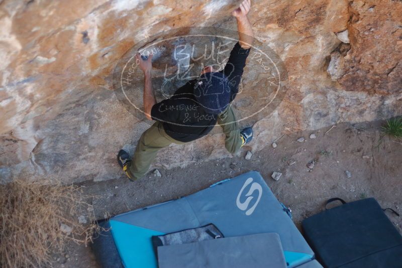 Bouldering in Hueco Tanks on 02/25/2020 with Blue Lizard Climbing and Yoga

Filename: SRM_20200225_1209590.jpg
Aperture: f/2.2
Shutter Speed: 1/320
Body: Canon EOS-1D Mark II
Lens: Canon EF 50mm f/1.8 II