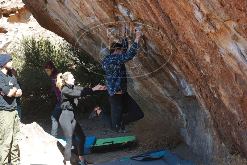 Bouldering in Hueco Tanks on 02/25/2020 with Blue Lizard Climbing and Yoga

Filename: SRM_20200225_1215320.jpg
Aperture: f/5.0
Shutter Speed: 1/320
Body: Canon EOS-1D Mark II
Lens: Canon EF 50mm f/1.8 II