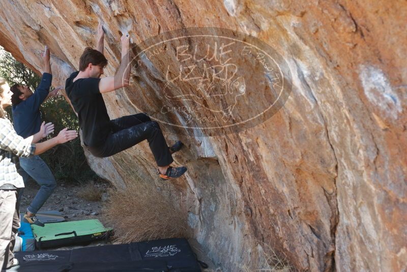 Bouldering in Hueco Tanks on 02/25/2020 with Blue Lizard Climbing and Yoga

Filename: SRM_20200225_1228150.jpg
Aperture: f/4.0
Shutter Speed: 1/320
Body: Canon EOS-1D Mark II
Lens: Canon EF 50mm f/1.8 II