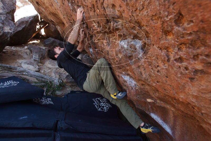 Bouldering in Hueco Tanks on 02/25/2020 with Blue Lizard Climbing and Yoga

Filename: SRM_20200225_1400320.jpg
Aperture: f/5.0
Shutter Speed: 1/250
Body: Canon EOS-1D Mark II
Lens: Canon EF 16-35mm f/2.8 L