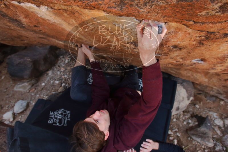 Bouldering in Hueco Tanks on 02/25/2020 with Blue Lizard Climbing and Yoga

Filename: SRM_20200225_1428280.jpg
Aperture: f/5.6
Shutter Speed: 1/250
Body: Canon EOS-1D Mark II
Lens: Canon EF 16-35mm f/2.8 L