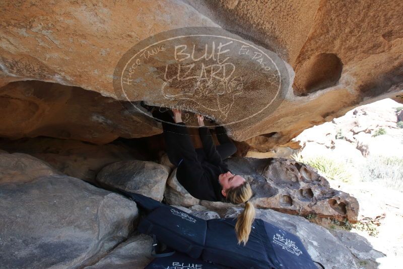 Bouldering in Hueco Tanks on 02/25/2020 with Blue Lizard Climbing and Yoga

Filename: SRM_20200225_1527440.jpg
Aperture: f/7.1
Shutter Speed: 1/250
Body: Canon EOS-1D Mark II
Lens: Canon EF 16-35mm f/2.8 L