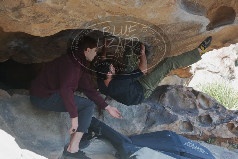 Bouldering in Hueco Tanks on 02/25/2020 with Blue Lizard Climbing and Yoga

Filename: SRM_20200225_1556280.jpg
Aperture: f/5.6
Shutter Speed: 1/320
Body: Canon EOS-1D Mark II
Lens: Canon EF 50mm f/1.8 II