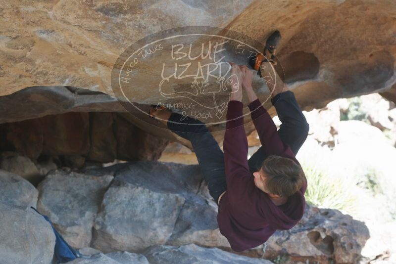 Bouldering in Hueco Tanks on 02/25/2020 with Blue Lizard Climbing and Yoga

Filename: SRM_20200225_1600590.jpg
Aperture: f/5.0
Shutter Speed: 1/320
Body: Canon EOS-1D Mark II
Lens: Canon EF 50mm f/1.8 II