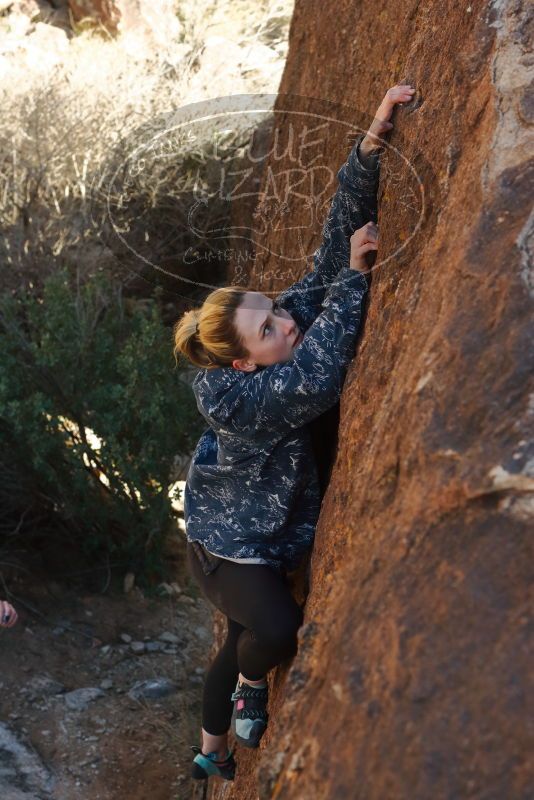 Bouldering in Hueco Tanks on 02/25/2020 with Blue Lizard Climbing and Yoga

Filename: SRM_20200225_1720130.jpg
Aperture: f/6.3
Shutter Speed: 1/250
Body: Canon EOS-1D Mark II
Lens: Canon EF 50mm f/1.8 II