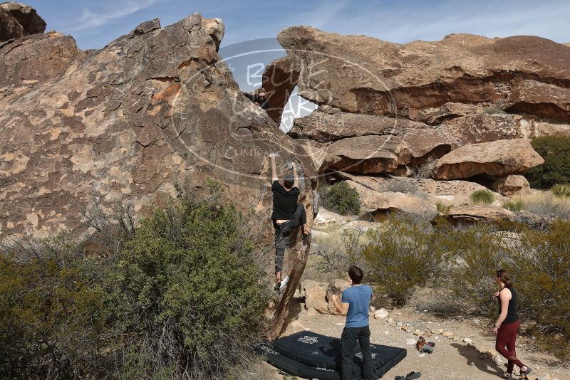 Bouldering in Hueco Tanks on 02/28/2020 with Blue Lizard Climbing and Yoga

Filename: SRM_20200228_1152070.jpg
Aperture: f/6.3
Shutter Speed: 1/250
Body: Canon EOS-1D Mark II
Lens: Canon EF 16-35mm f/2.8 L