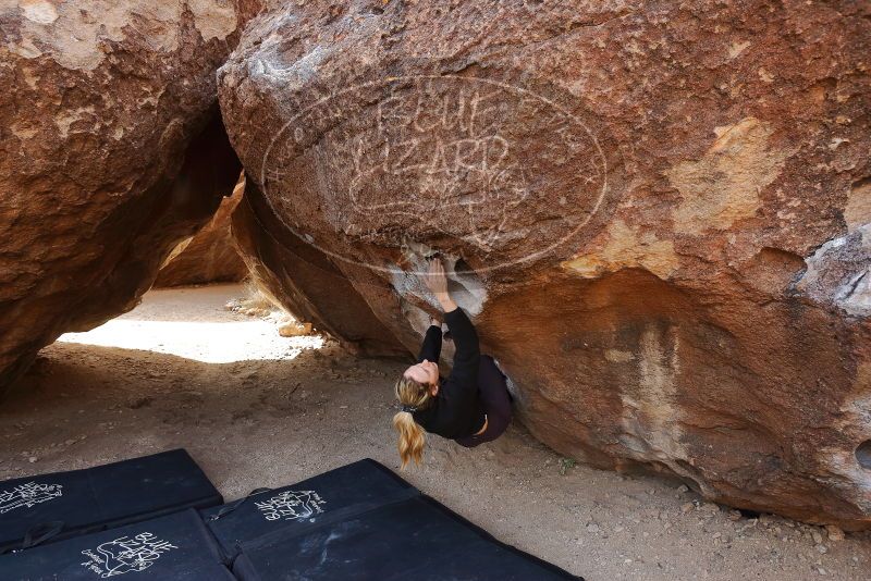 Bouldering in Hueco Tanks on 02/28/2020 with Blue Lizard Climbing and Yoga

Filename: SRM_20200228_1205010.jpg
Aperture: f/5.0
Shutter Speed: 1/250
Body: Canon EOS-1D Mark II
Lens: Canon EF 16-35mm f/2.8 L