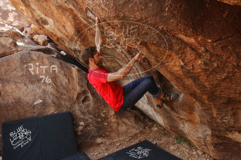 Bouldering in Hueco Tanks on 02/28/2020 with Blue Lizard Climbing and Yoga

Filename: SRM_20200228_1213490.jpg
Aperture: f/5.0
Shutter Speed: 1/320
Body: Canon EOS-1D Mark II
Lens: Canon EF 16-35mm f/2.8 L