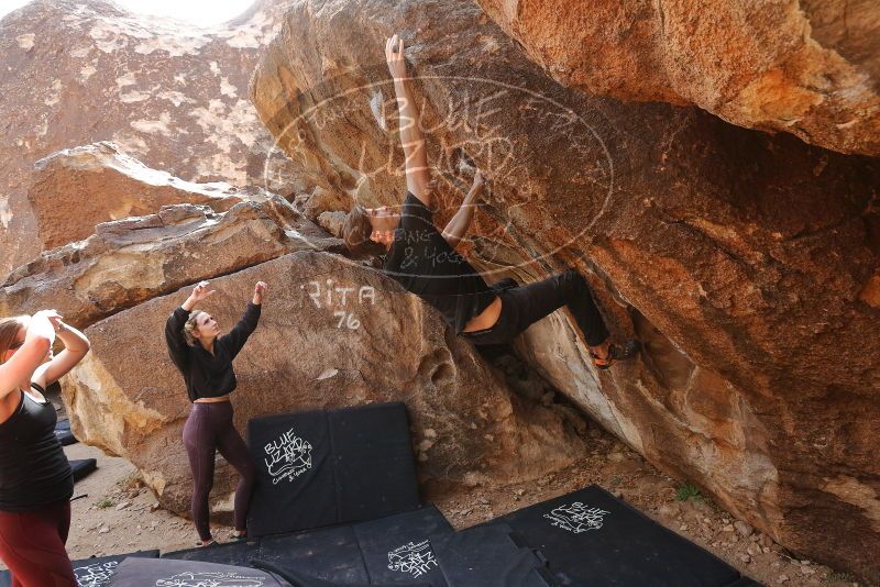 Bouldering in Hueco Tanks on 02/28/2020 with Blue Lizard Climbing and Yoga

Filename: SRM_20200228_1214490.jpg
Aperture: f/5.0
Shutter Speed: 1/320
Body: Canon EOS-1D Mark II
Lens: Canon EF 16-35mm f/2.8 L