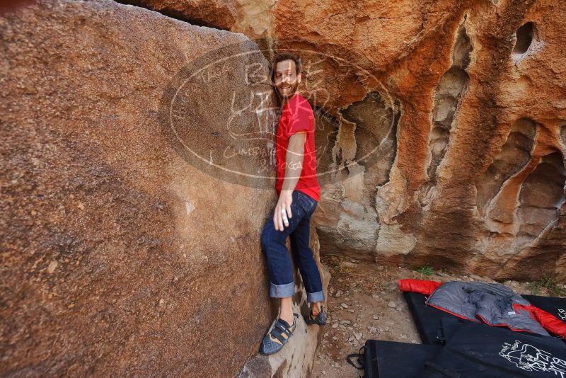 Bouldering in Hueco Tanks on 02/28/2020 with Blue Lizard Climbing and Yoga

Filename: SRM_20200228_1227360.jpg
Aperture: f/5.6
Shutter Speed: 1/250
Body: Canon EOS-1D Mark II
Lens: Canon EF 16-35mm f/2.8 L