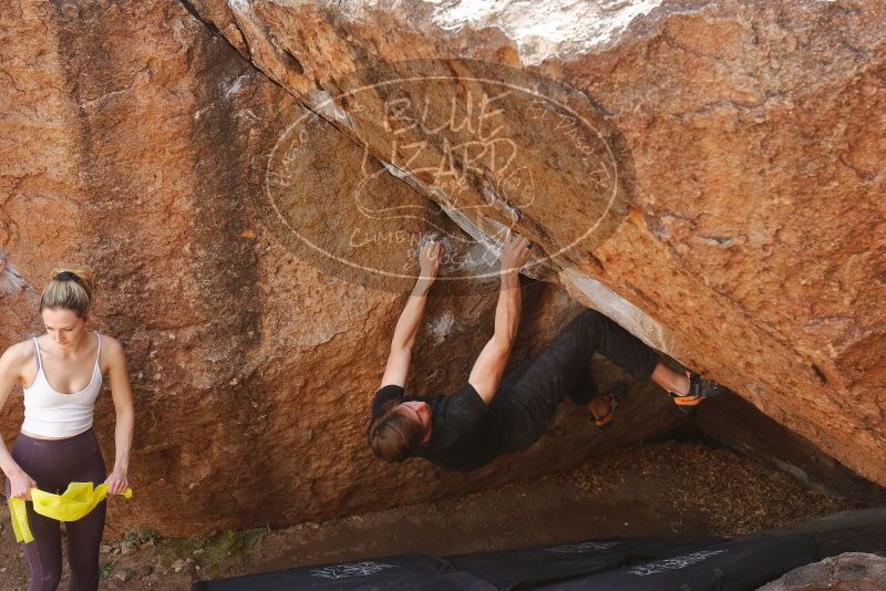 Bouldering in Hueco Tanks on 02/28/2020 with Blue Lizard Climbing and Yoga

Filename: SRM_20200228_1236350.jpg
Aperture: f/8.0
Shutter Speed: 1/250
Body: Canon EOS-1D Mark II
Lens: Canon EF 16-35mm f/2.8 L