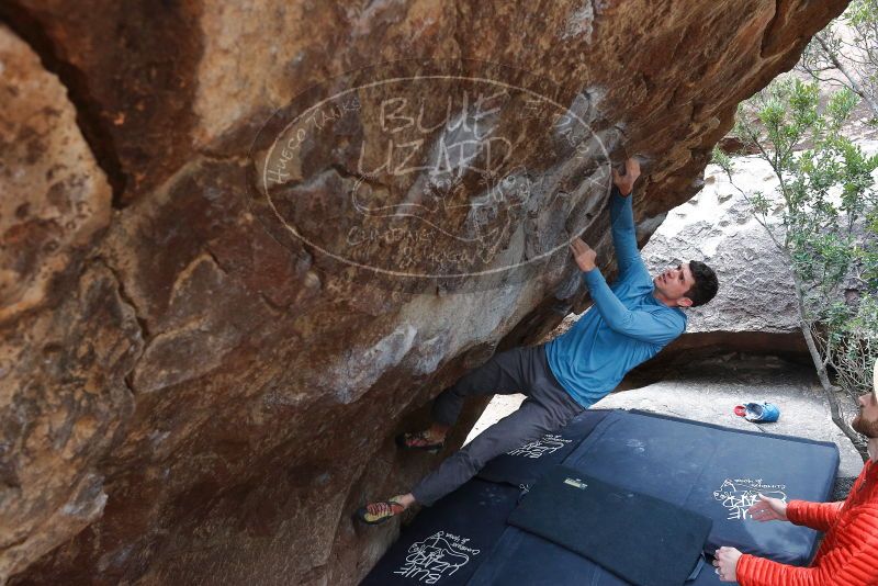 Bouldering in Hueco Tanks on 02/28/2020 with Blue Lizard Climbing and Yoga

Filename: SRM_20200228_1306030.jpg
Aperture: f/5.0
Shutter Speed: 1/250
Body: Canon EOS-1D Mark II
Lens: Canon EF 16-35mm f/2.8 L