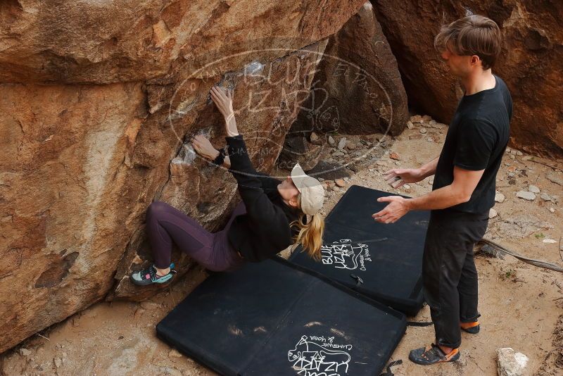 Bouldering in Hueco Tanks on 02/28/2020 with Blue Lizard Climbing and Yoga

Filename: SRM_20200228_1452550.jpg
Aperture: f/7.1
Shutter Speed: 1/250
Body: Canon EOS-1D Mark II
Lens: Canon EF 16-35mm f/2.8 L