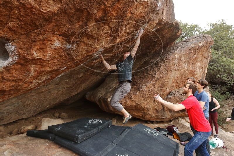 Bouldering in Hueco Tanks on 02/28/2020 with Blue Lizard Climbing and Yoga

Filename: SRM_20200228_1508061.jpg
Aperture: f/6.3
Shutter Speed: 1/250
Body: Canon EOS-1D Mark II
Lens: Canon EF 16-35mm f/2.8 L