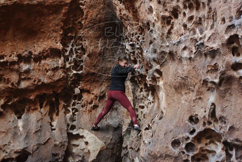 Bouldering in Hueco Tanks on 02/28/2020 with Blue Lizard Climbing and Yoga

Filename: SRM_20200228_1649310.jpg
Aperture: f/2.8
Shutter Speed: 1/100
Body: Canon EOS-1D Mark II
Lens: Canon EF 50mm f/1.8 II