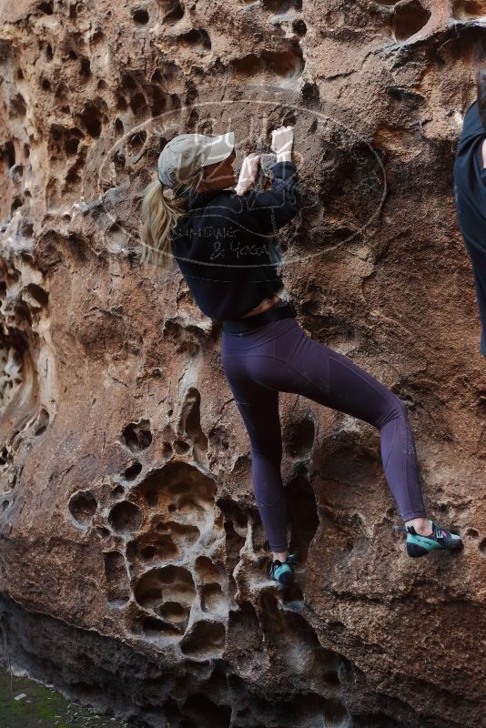 Bouldering in Hueco Tanks on 02/28/2020 with Blue Lizard Climbing and Yoga

Filename: SRM_20200228_1653200.jpg
Aperture: f/4.0
Shutter Speed: 1/100
Body: Canon EOS-1D Mark II
Lens: Canon EF 50mm f/1.8 II