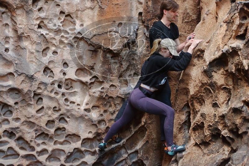 Bouldering in Hueco Tanks on 02/28/2020 with Blue Lizard Climbing and Yoga

Filename: SRM_20200228_1655120.jpg
Aperture: f/3.2
Shutter Speed: 1/100
Body: Canon EOS-1D Mark II
Lens: Canon EF 50mm f/1.8 II