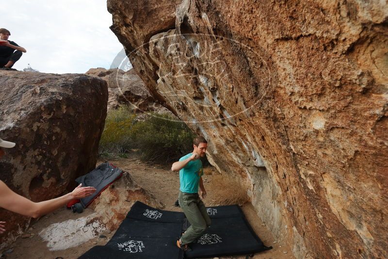 Bouldering in Hueco Tanks on 02/28/2020 with Blue Lizard Climbing and Yoga

Filename: SRM_20200228_1805120.jpg
Aperture: f/6.3
Shutter Speed: 1/250
Body: Canon EOS-1D Mark II
Lens: Canon EF 16-35mm f/2.8 L