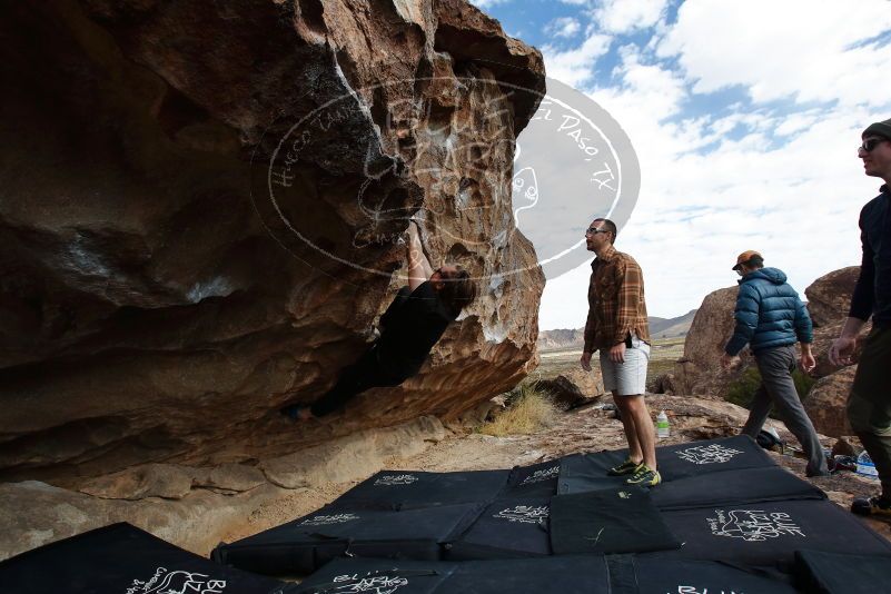 Bouldering in Hueco Tanks on 02/29/2020 with Blue Lizard Climbing and Yoga

Filename: SRM_20200229_1114310.jpg
Aperture: f/5.6
Shutter Speed: 1/320
Body: Canon EOS-1D Mark II
Lens: Canon EF 16-35mm f/2.8 L