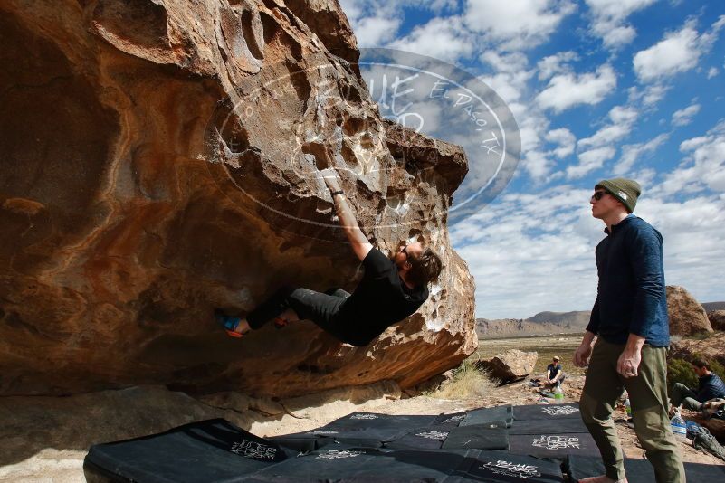 Bouldering in Hueco Tanks on 02/29/2020 with Blue Lizard Climbing and Yoga

Filename: SRM_20200229_1123460.jpg
Aperture: f/8.0
Shutter Speed: 1/320
Body: Canon EOS-1D Mark II
Lens: Canon EF 16-35mm f/2.8 L