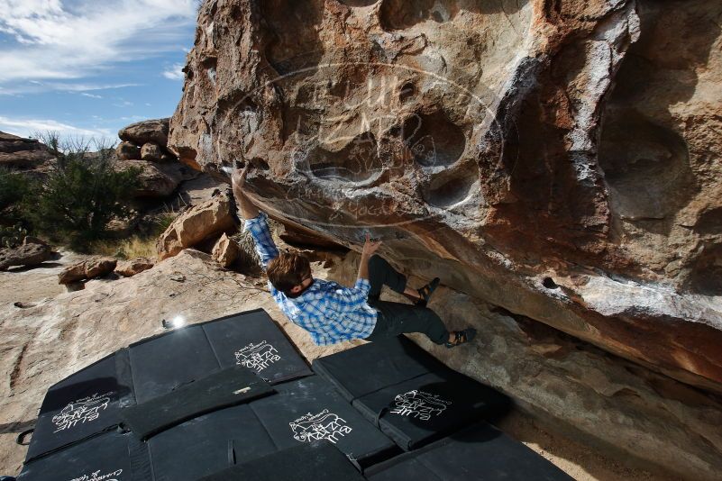 Bouldering in Hueco Tanks on 02/29/2020 with Blue Lizard Climbing and Yoga

Filename: SRM_20200229_1158150.jpg
Aperture: f/8.0
Shutter Speed: 1/250
Body: Canon EOS-1D Mark II
Lens: Canon EF 16-35mm f/2.8 L