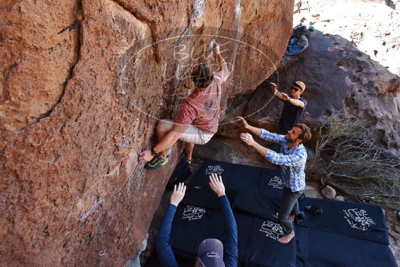 Bouldering in Hueco Tanks on 02/29/2020 with Blue Lizard Climbing and Yoga

Filename: SRM_20200229_1250310.jpg
Aperture: f/5.6
Shutter Speed: 1/400
Body: Canon EOS-1D Mark II
Lens: Canon EF 16-35mm f/2.8 L