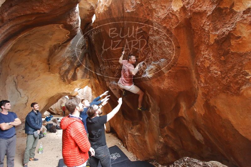 Bouldering in Hueco Tanks on 02/29/2020 with Blue Lizard Climbing and Yoga

Filename: SRM_20200229_1404280.jpg
Aperture: f/3.2
Shutter Speed: 1/250
Body: Canon EOS-1D Mark II
Lens: Canon EF 16-35mm f/2.8 L