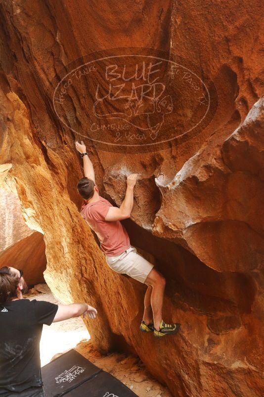 Bouldering in Hueco Tanks on 02/29/2020 with Blue Lizard Climbing and Yoga

Filename: SRM_20200229_1416430.jpg
Aperture: f/4.5
Shutter Speed: 1/250
Body: Canon EOS-1D Mark II
Lens: Canon EF 16-35mm f/2.8 L