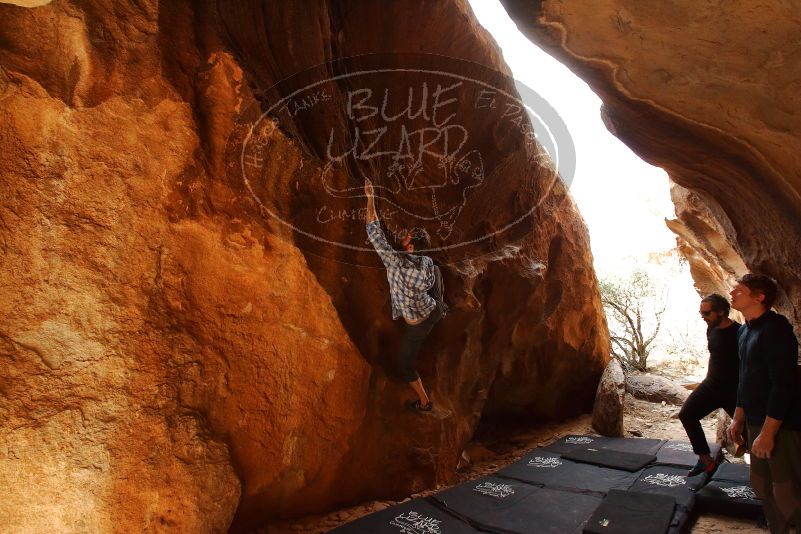 Bouldering in Hueco Tanks on 02/29/2020 with Blue Lizard Climbing and Yoga

Filename: SRM_20200229_1418290.jpg
Aperture: f/6.3
Shutter Speed: 1/250
Body: Canon EOS-1D Mark II
Lens: Canon EF 16-35mm f/2.8 L