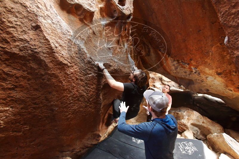 Bouldering in Hueco Tanks on 02/29/2020 with Blue Lizard Climbing and Yoga

Filename: SRM_20200229_1501570.jpg
Aperture: f/4.0
Shutter Speed: 1/200
Body: Canon EOS-1D Mark II
Lens: Canon EF 16-35mm f/2.8 L