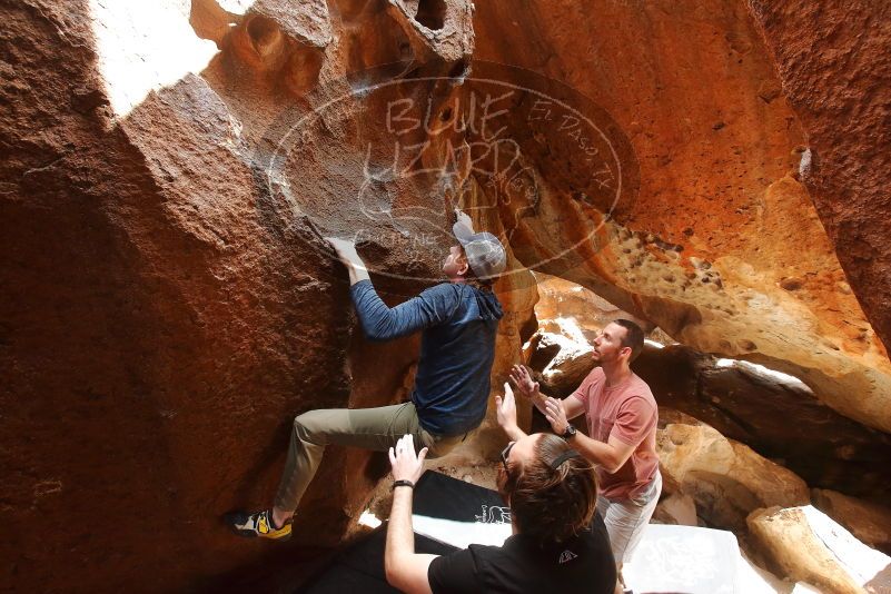 Bouldering in Hueco Tanks on 02/29/2020 with Blue Lizard Climbing and Yoga

Filename: SRM_20200229_1509080.jpg
Aperture: f/6.3
Shutter Speed: 1/200
Body: Canon EOS-1D Mark II
Lens: Canon EF 16-35mm f/2.8 L