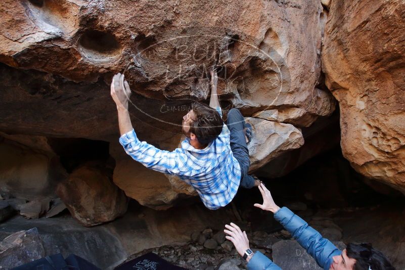 Bouldering in Hueco Tanks on 02/29/2020 with Blue Lizard Climbing and Yoga

Filename: SRM_20200229_1539060.jpg
Aperture: f/5.0
Shutter Speed: 1/200
Body: Canon EOS-1D Mark II
Lens: Canon EF 16-35mm f/2.8 L