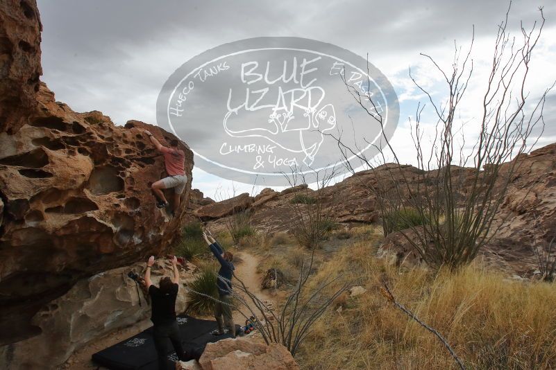 Bouldering in Hueco Tanks on 02/29/2020 with Blue Lizard Climbing and Yoga

Filename: SRM_20200229_1653030.jpg
Aperture: f/9.0
Shutter Speed: 1/400
Body: Canon EOS-1D Mark II
Lens: Canon EF 16-35mm f/2.8 L