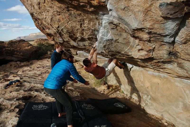 Bouldering in Hueco Tanks on 02/29/2020 with Blue Lizard Climbing and Yoga

Filename: SRM_20200229_1722420.jpg
Aperture: f/5.0
Shutter Speed: 1/500
Body: Canon EOS-1D Mark II
Lens: Canon EF 16-35mm f/2.8 L